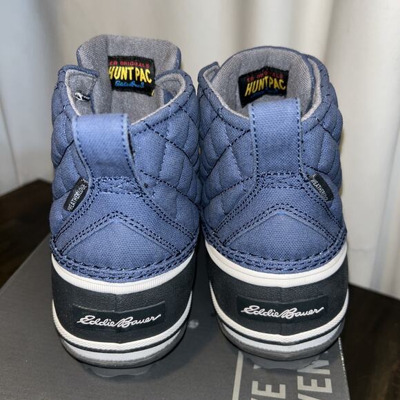 Eddie Bauer Hunt Pack Womens Mid Atlantic Blue Duck Rain Boots Size US 9.5 NIB - Picture 3 of 13